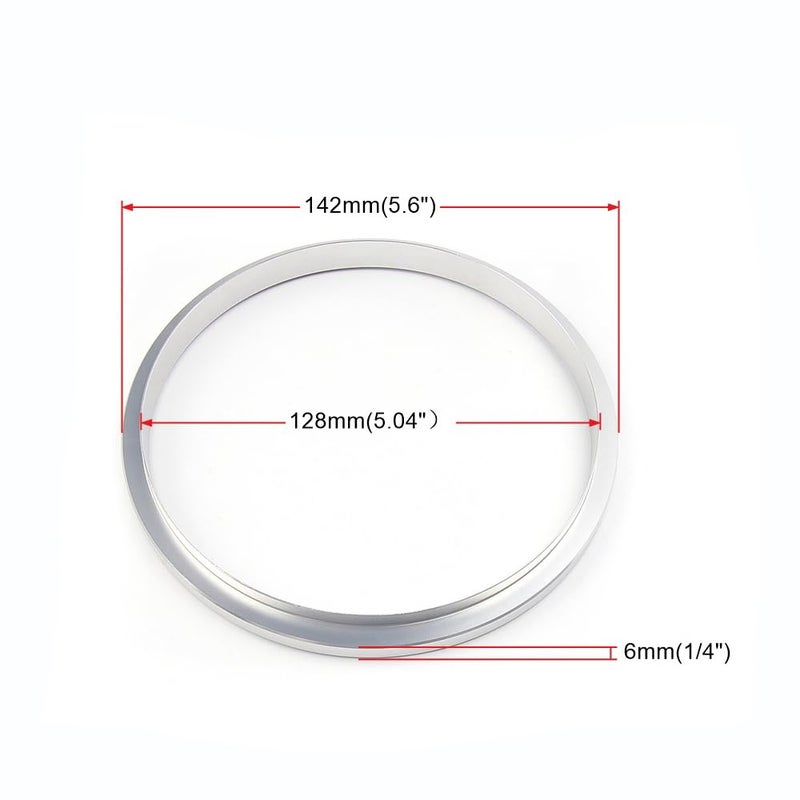 BARTOO Aluminum Air Cleaner Spacer 1/4 Inch for 5-1/8 Inch Carburetor Opening for Edelbrock Holley Demon Riser SBC BBC 350 Ford Air Filter Spacer O-Ring - Image 5